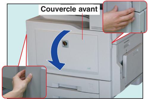 PANASONIC DP-C323 - Ouvrez le couvercle avant. - 1