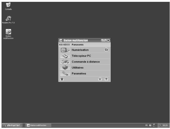PANASONIC KX-MB771BL - Lancement du logiciel multifonctions - 1