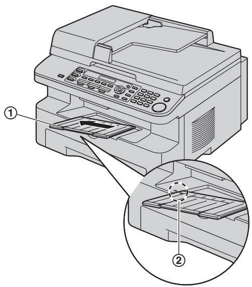 PANASONIC KX-MB771BL - Si la languette est détachée - 1