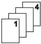 PANASONIC KX-MB771BL - Pour copier plusieurs pages en 1 page (fonction N en 1) - 4