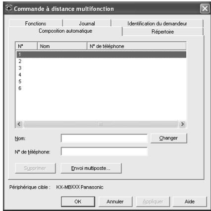 PANASONIC KX-MB771BL - Utilisation de la commande à distance - 1