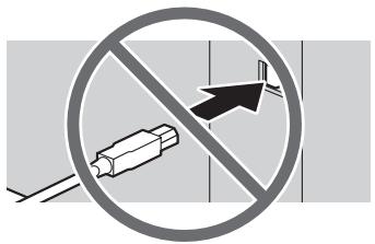 PANASONIC KX-MB771BL - Ne branchez PAS le câble USB avant d'y être invité par le logiciel multifonctions (CD-ROM). - 1