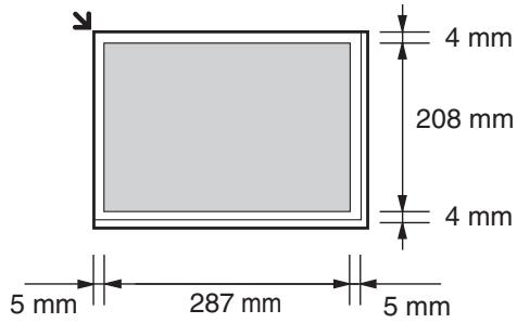 PANASONIC KX-MB771BL - Surface réelle de balayage - 1