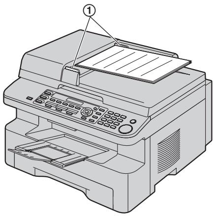 PANASONIC KX-MB771BL - Utilisation du chargeur automatique de documents - 1