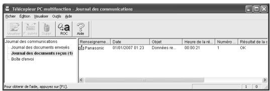 PANASONIC KX-MB771BL - Affichage d'un document reçu - 1