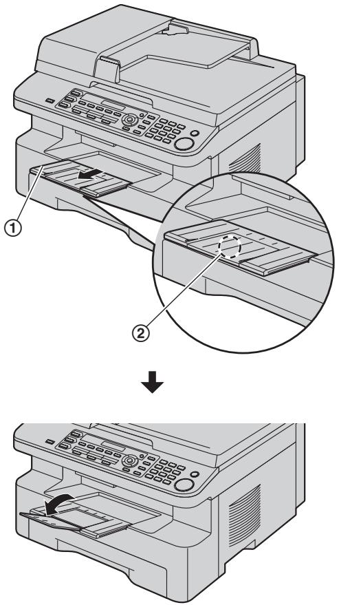 PANASONIC KX-MB771BL - Bac de sortie - 1