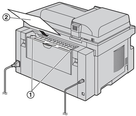 PANASONIC KX-MB771BL - Utilisation du plateau d'alimentation manuelle - 1