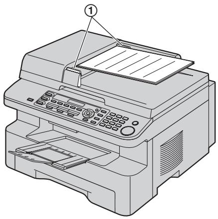 PANASONIC KX-MB771FR - Utilisation du chargeur automatique de documents (KX-MB771 uniquement) - 1