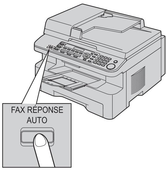 PANASONIC KX-MB771FR - Activation du mode TEL - 1