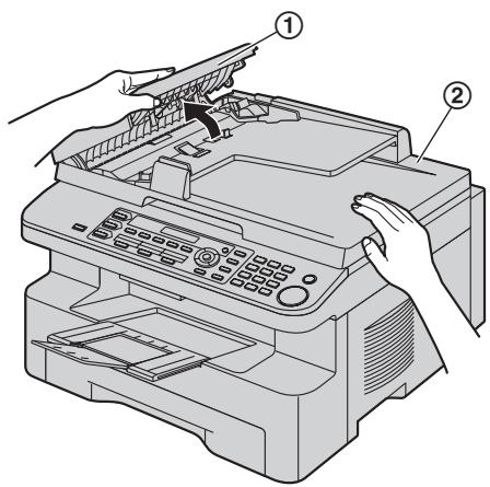 PANASONIC KX-MB771FR - Nettoyage des rouleaux du chargeur automatique de documents (KX-MB771 uniquement) - 1