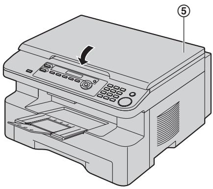 PANASONIC KX-MB771FR - Plaques blanches et vitres du scanner - 3