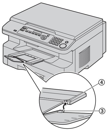 PANASONIC KX-MB771FR - Si la partie supérieure de la rallonge est detachede - 2