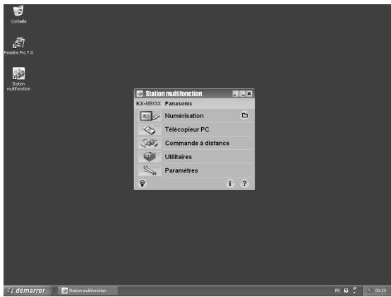 PANASONIC KX-MB771FR - Lancement du logiciel multifonctions - 1