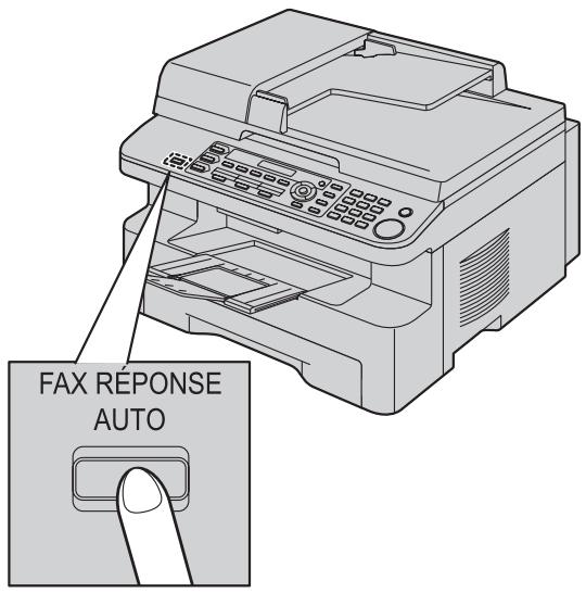 PANASONIC KX-MB771FR - Activation du mode FAX/TEL - 1