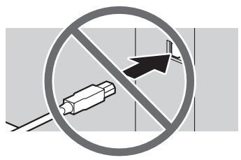 PANASONIC KX-MB771FR - Ne branchez PAS le cable USB avant d'y este invite par le logiciel multifonctions (CD-ROM). - 1