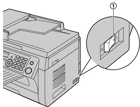 PANASONIC KXMB2025FR - Mise sous tension - 1