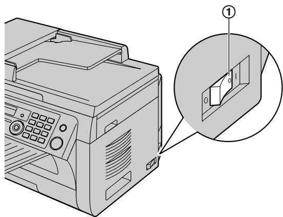 PANASONIC KXMB2030JT - Mise sous tension - 1