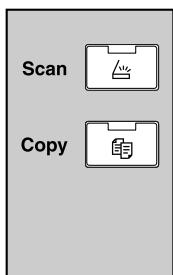 PANASONIC KXMB2030JT - Sélection du mode de fonctionnement (Numérisation/Copie) (Télécopie : KX-MB2025/KX-MB2030 uniquement) - 1