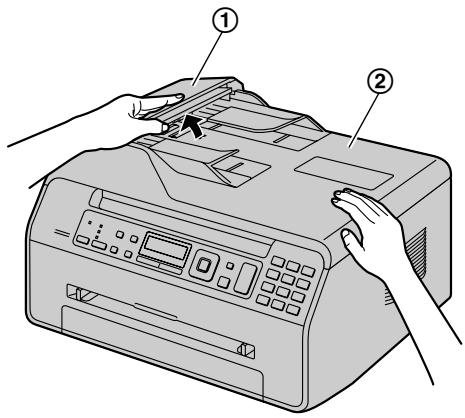 PANASONIC KX-MB1500 - Attention : - 3
