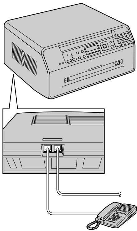 PANASONIC KX-MB1500G - Lorsqu'aucune tonalité de télécopieur n'est détectée - 1