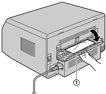 PANASONIC KX-MB1500G - Si le papier a occasionné un bourrage à l'intérieur de l'appareil - 2