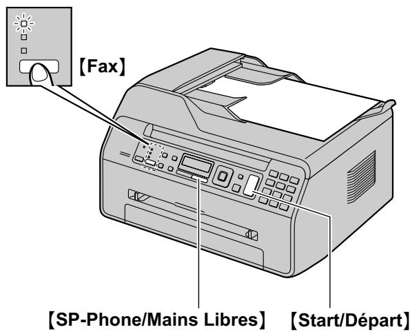 PANASONIC KX-MB1500G - Utilisation du chargeur automatique de documents (KX-MB1530 uniquement) - 1