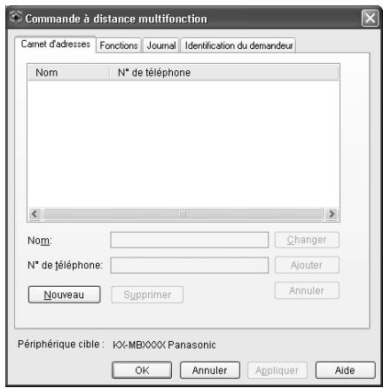PANASONIC KX-MB1500G - Lancez le logiciel multifonction. → [Commande à distance] - 1