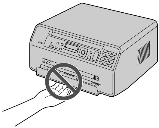 PANASONIC KX-MB1520G - Si le papier a occasionné un bourrage à l'intérieur de l'appareil - 1