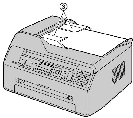PANASONIC KX-MB1520G - Utilisation du chargeur automatique de documents (KX-MB1530 uniquement) - 2