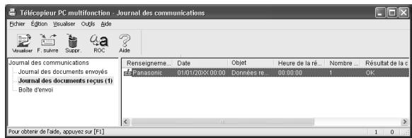 PANASONIC KX-MB1530FRW - Affichage d'un document reçu - 1