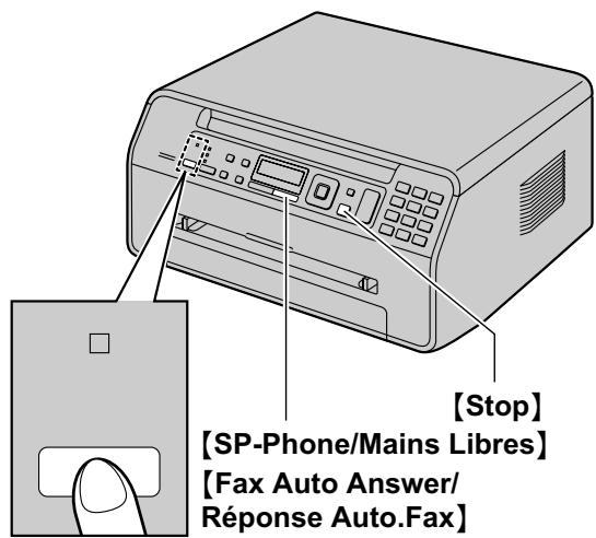 PANASONIC KX-MB1530FRW - Activation du mode FAX/TEL - 1
