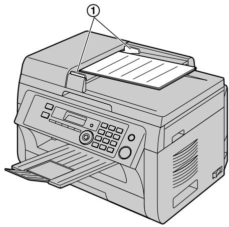 PANASONIC KXMB2025 - 2.5.2utzung des automatischen Dokumenteneinzuges (nur KX-MB2010/ KX-MB2025/KX-MB2030) - 1