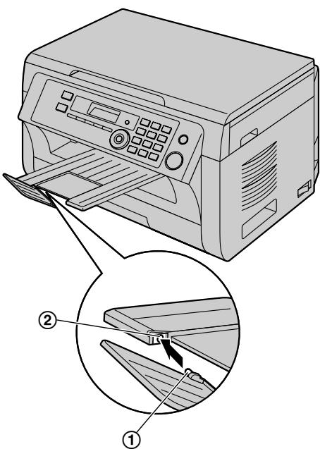 PANASONIC KXMB2025 - Wenn der obere Teil der Veränderung nicht fixiert ist - 1