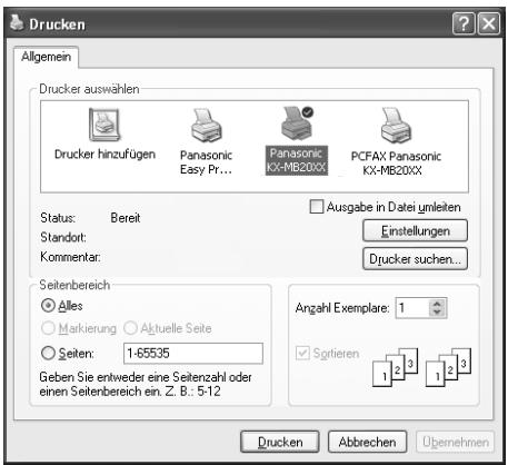 PANASONIC KXMB2025 - Windows-Anwendungen - 1