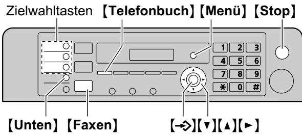 PANASONIC KXMB2025 - Einträge in Zielwahlfunktion und Telefonbuch speichern - 1