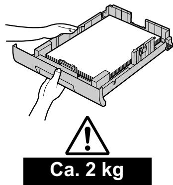 PANASONIC KXMB2025 - Sicherheitshinweise zum Papier-Eingabefach - 2
