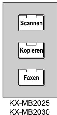 PANASONIC KXMB2025 - Auswahl des Betriebsmodus (Scannen/Kopieren) (Fax: nur KX-MB2025/KX-MB2030) - 2