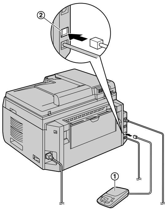 PANASONIC KXMB2025 - Einrichten des Gerätes und eines Anrufbeantworters - 1