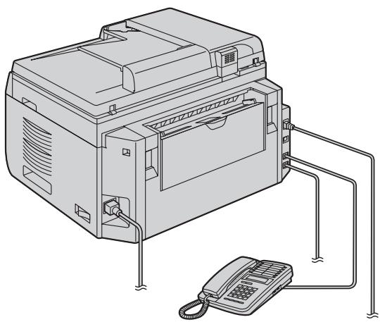 PANASONIC KXMB2025 - Empfang von Telefonanrufen und Faxnachrichten - 1