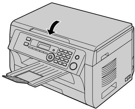 PANASONIC KXMB2025 - Weiße Platte und Vorlagenglas des Scanners - 3