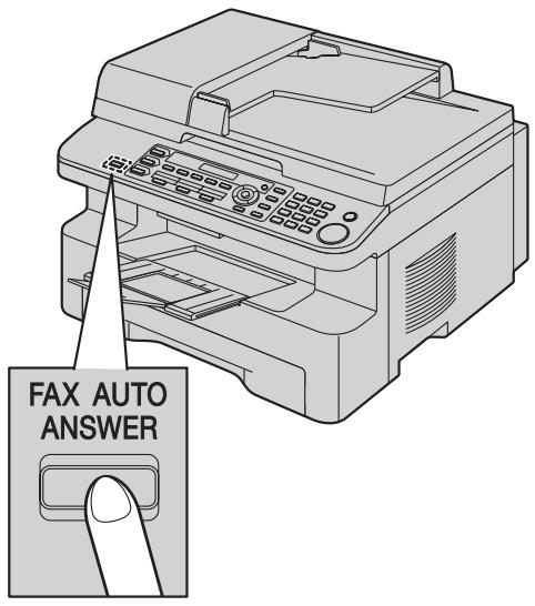 PANASONIC KXMB771E - Activating TEL mode - 1