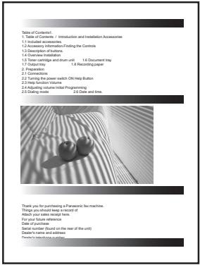 PANASONIC KXMB771E - % image area - 1