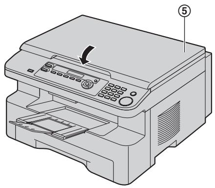 PANASONIC KXMB771E - White plates and scanner glass - 3