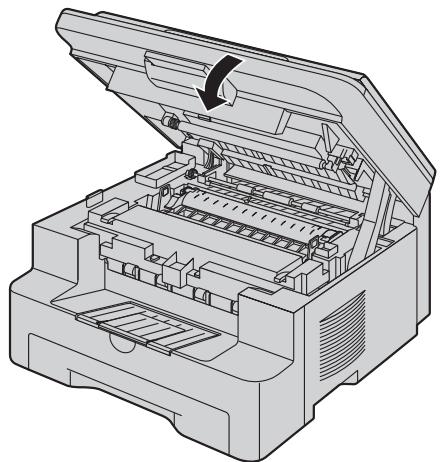 PANASONIC KXMB771E - Close the top cover until locked. - 1