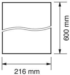 PANASONIC KXMB771E - Maximum document size - 1