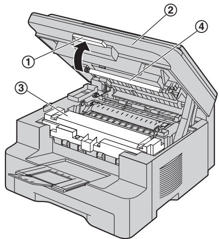 PANASONIC KXMB771E - Lower glass - 1