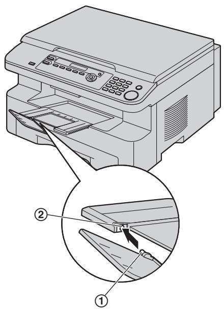 PANASONIC KXMB771E - If the top part of the extender is detached - 1