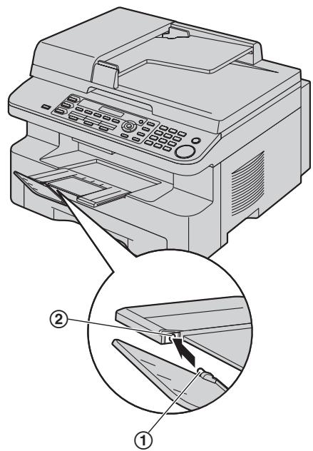 PANASONIC KXMB771G - Wenn der obere Teil der Veränderung nicht fixiert ist - 1