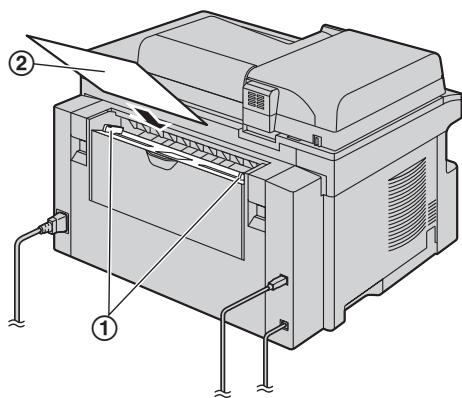 PANASONIC KXMB771G - Nutzung des manuellen Eingabefachs - 1