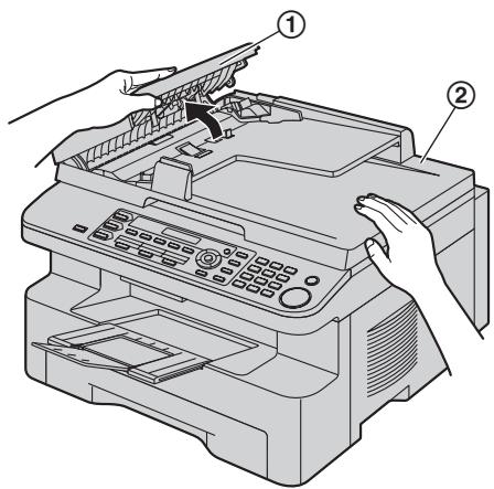 PANASONIC KXMB771G - Reinigung der Rollen des Dokumenteneinzugs - 1